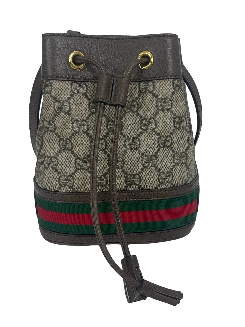 Gucci Mini Ophidia GG Supreme Bucket Bag
